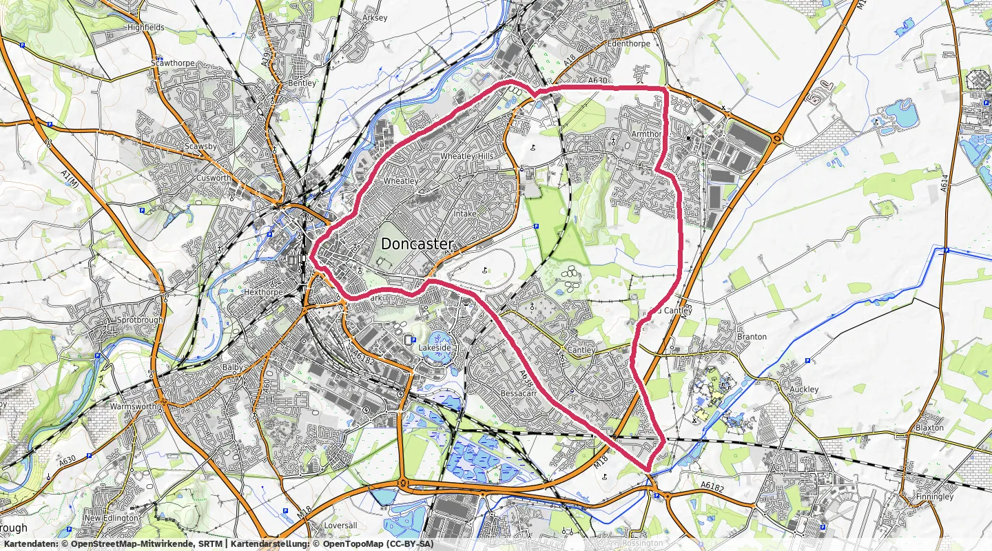 Route map for 🏃‍♂️ ⏰02:08:14 📏22.12km ⏱️5:47/km 🛫98m 🧁2,207Kcal