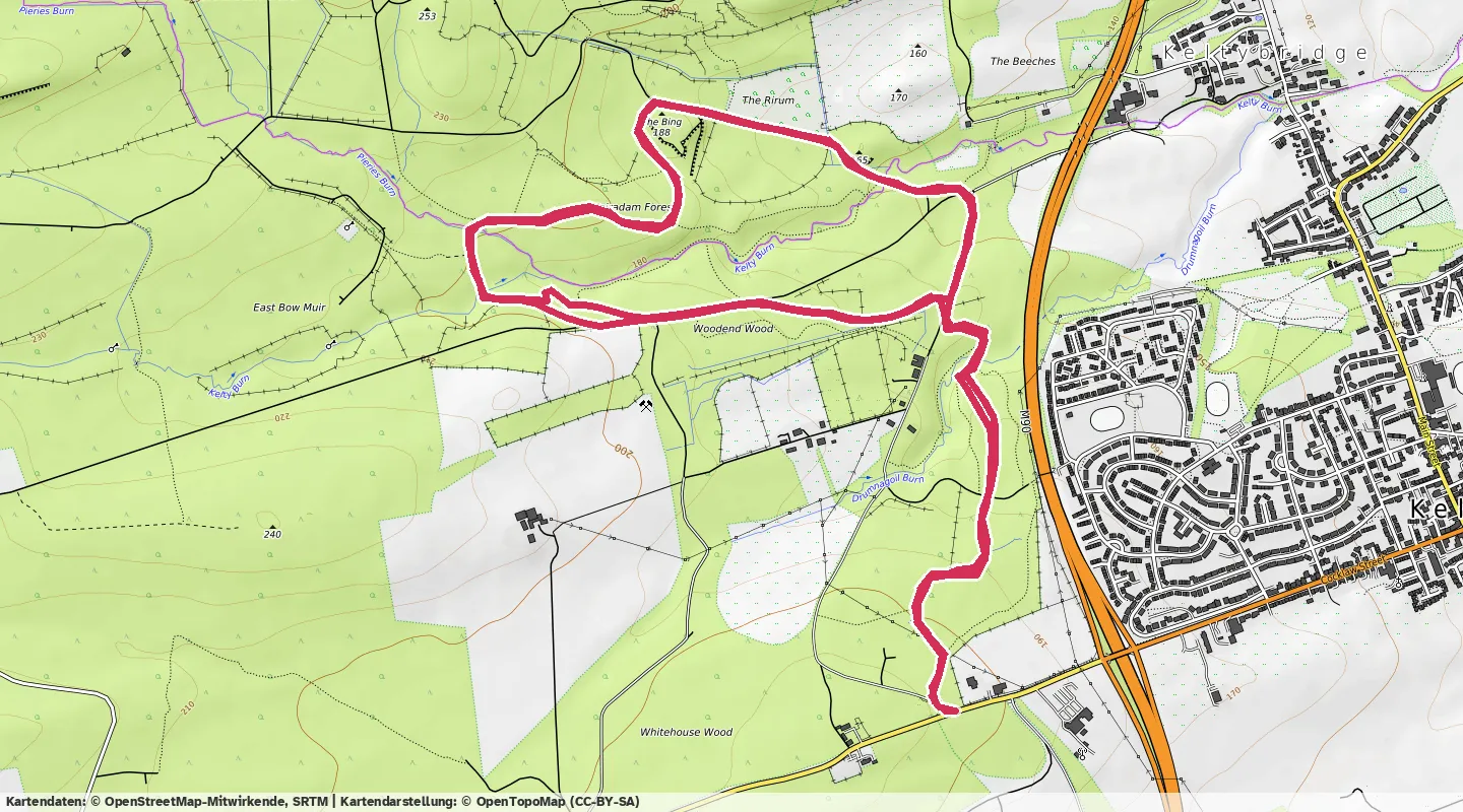 Route map for 🏃‍♂️ ⏰00:53:17 📏9.97km ⏱️5:20/km 🛫170m 🧁957Kcal