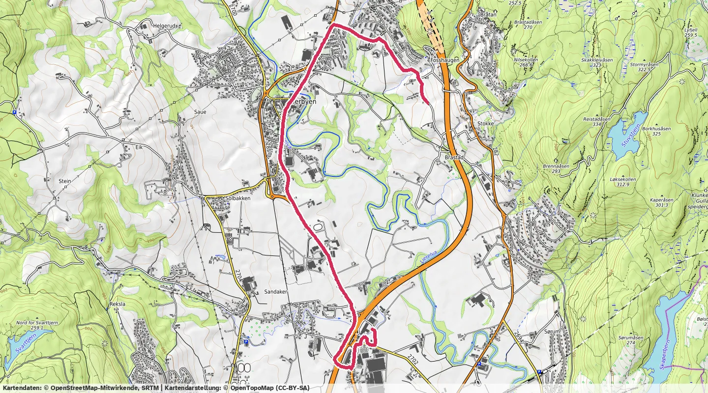 Route map for 🏃‍♂️ ⏰00:29:23 📏5.95km ⏱️4:56/km 🛫17m 🧁511Kcal