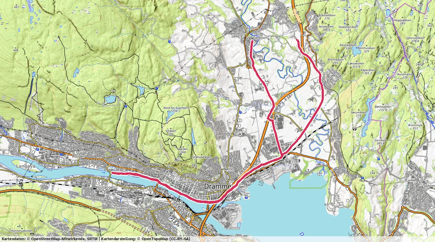 Route map for 🏃‍♂️ ⏰01:45:55 📏21.23km ⏱️4:59/km 🛫122m 🧁1,897Kcal