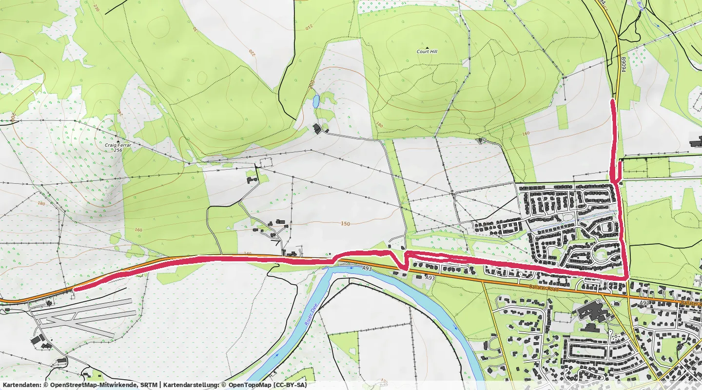 Route map for 🏃‍♂️ ⏰00:46:43 📏8.05km ⏱️5:48/km 🛫44m 🧁820Kcal