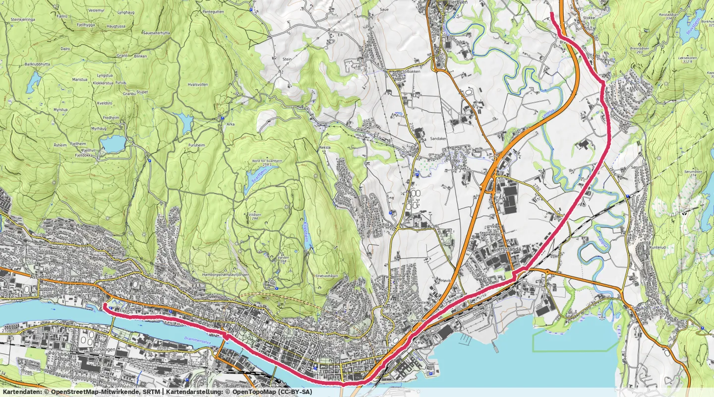 Route map for 🏃‍♂️ ⏰01:01:33 📏11.05km ⏱️5:34/km 🛫42m 🧁977Kcal