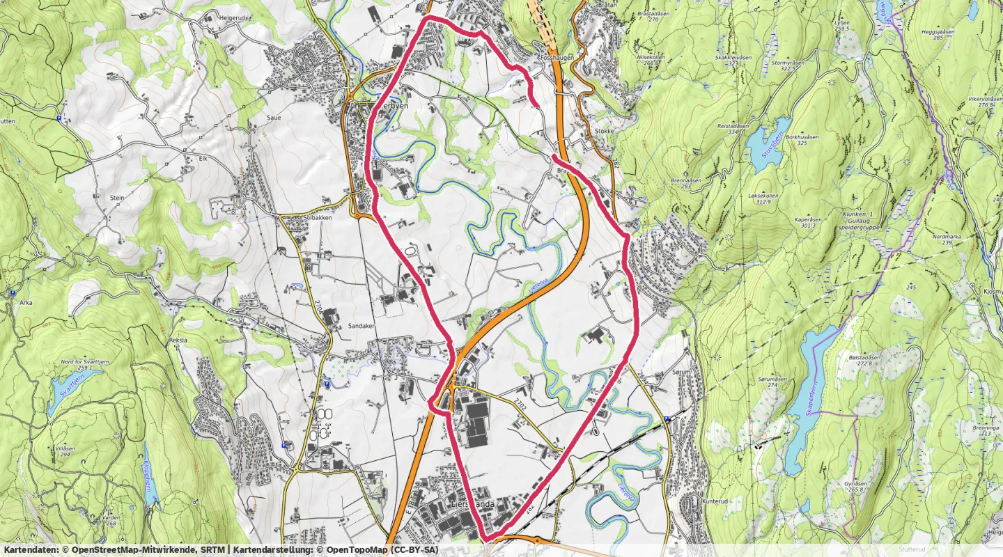 Route map for 🏃‍♂️ ⏰00:55:54 📏10.79km ⏱️5:10/km 🛫74m 🧁955Kcal