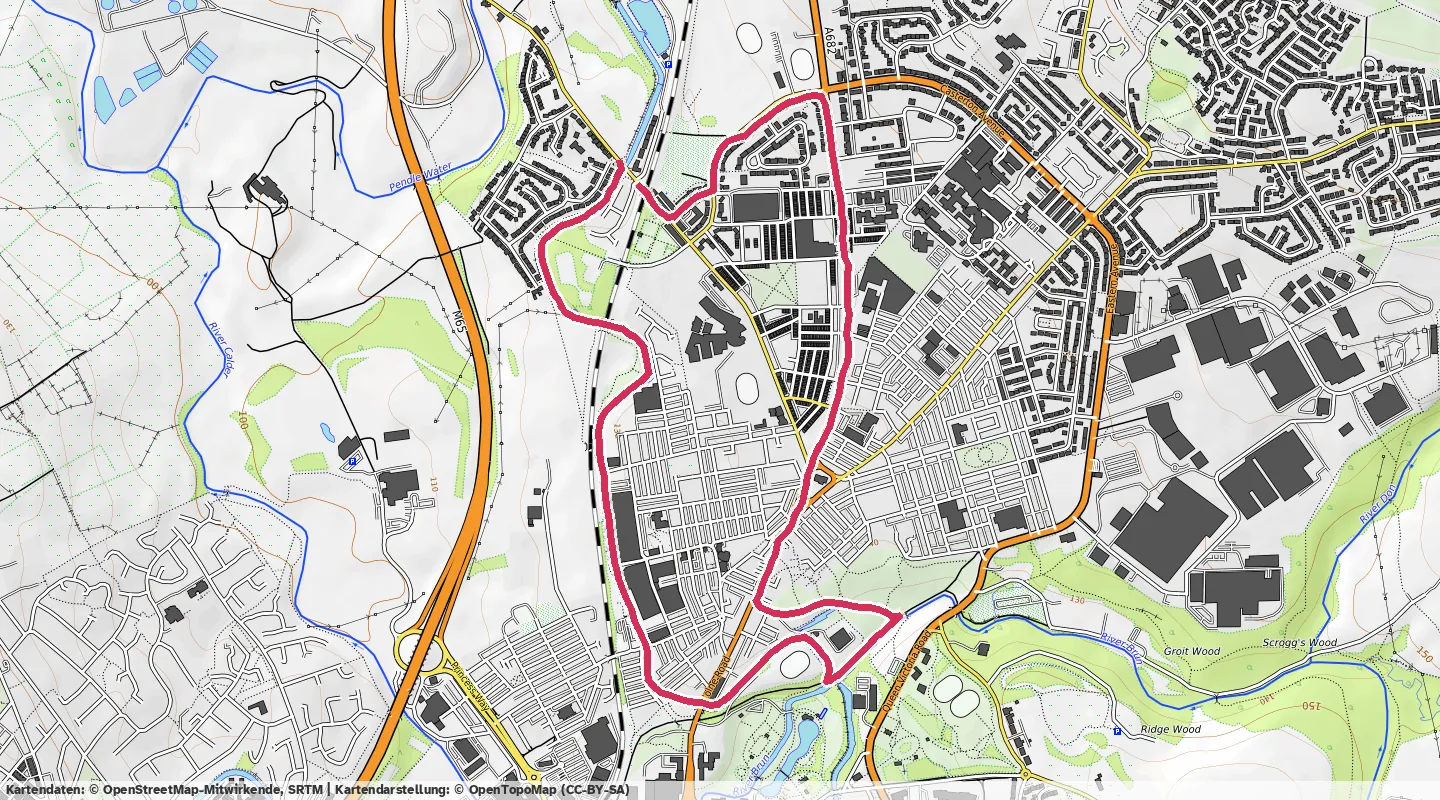 Route map for 🏃‍♂️ ⏰00:32:10 📏5.61km ⏱️5:44/km 🛫36m 🧁452Kcal