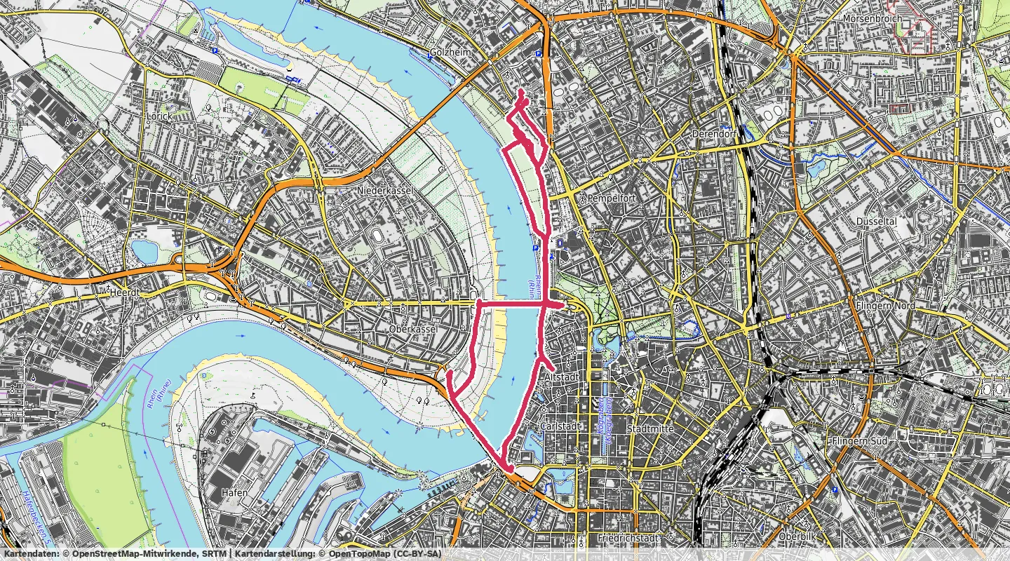 Route map for 🏃‍♂️ ⏰00:51:48 📏9.67km ⏱️5:21/km 🛫61m 🧁920Kcal