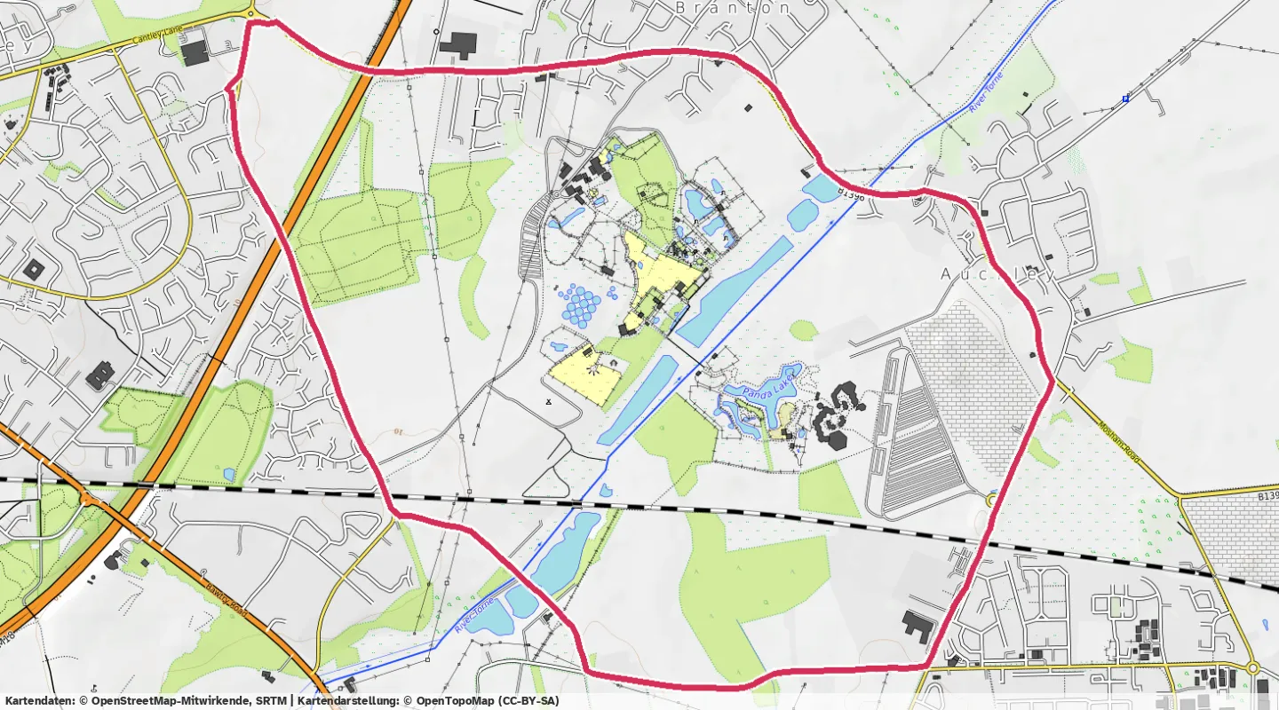 Route map for 🏃‍♂️ ⏰00:44:51 📏8.03km ⏱️5:35/km 🧁751Kcal