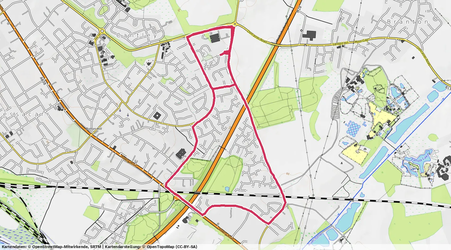 Route map for 🏃‍♂️ ⏰00:43:05 📏7.01km ⏱️6:08/km 🛫39m 🧁700Kcal