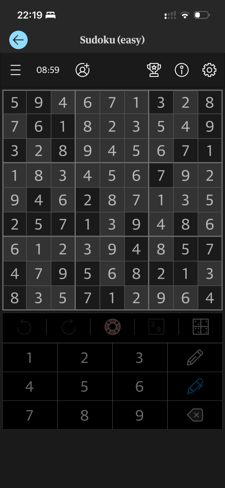 Cover of 2026-08-31 Sudoku easy