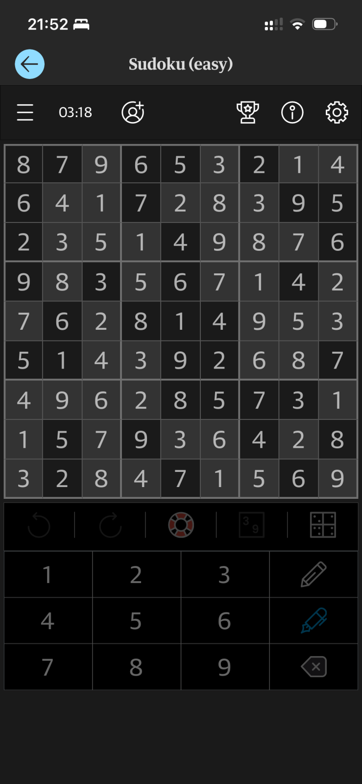 Cover of 2026-09-07 Sudoku easy