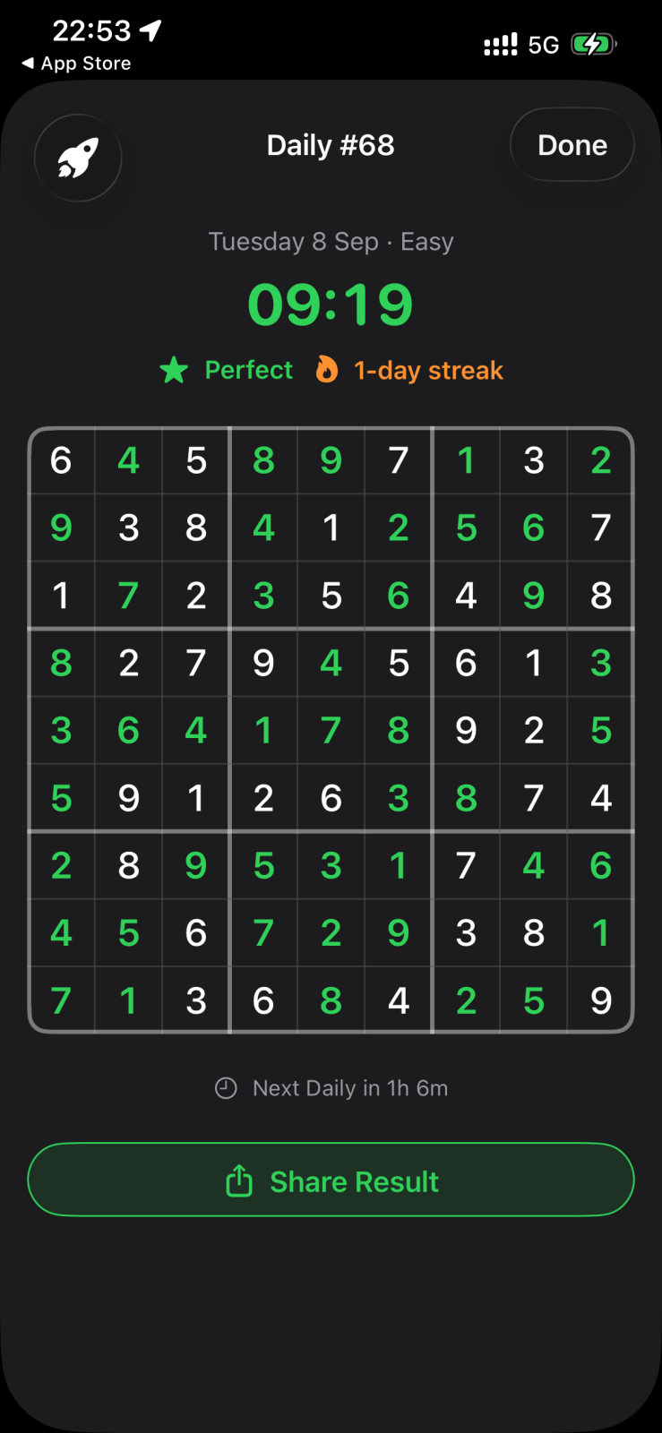 Cover of 2026-09-08 Sudoku easy #68