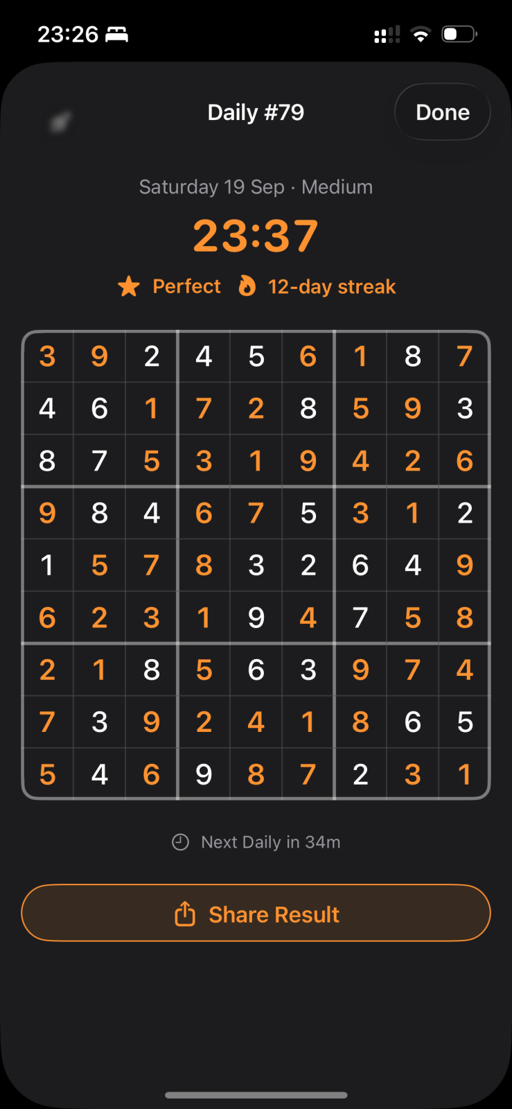 Cover of 2026-09-19 Sudoku medium #12,977