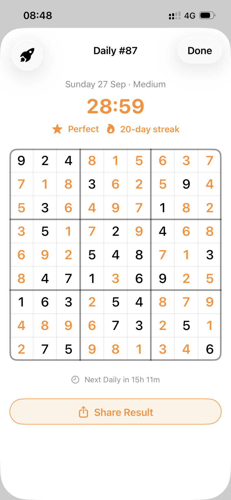 Cover of 2026-09-27 Sudoku medium #14,390