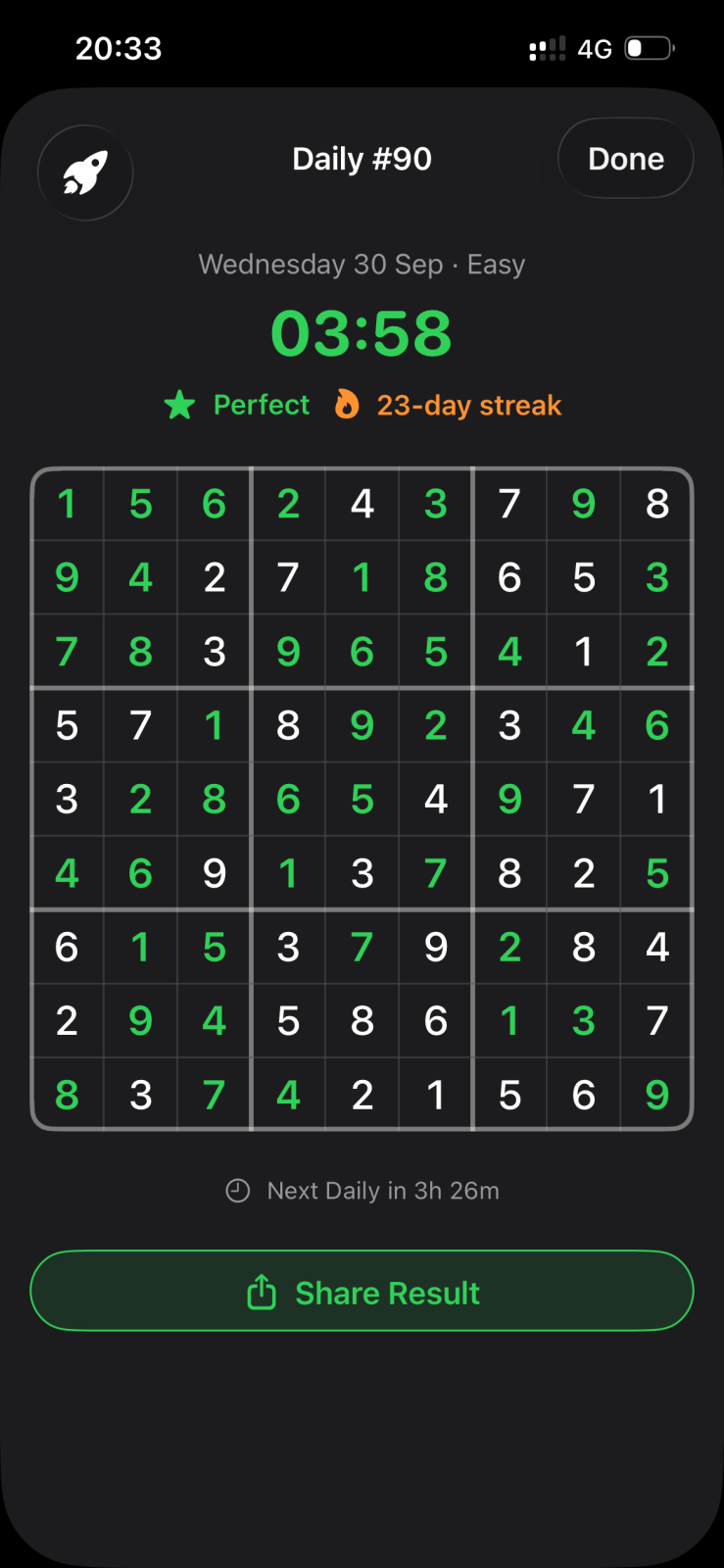 Cover of 2026-09-30 Sudoku easy #11,126