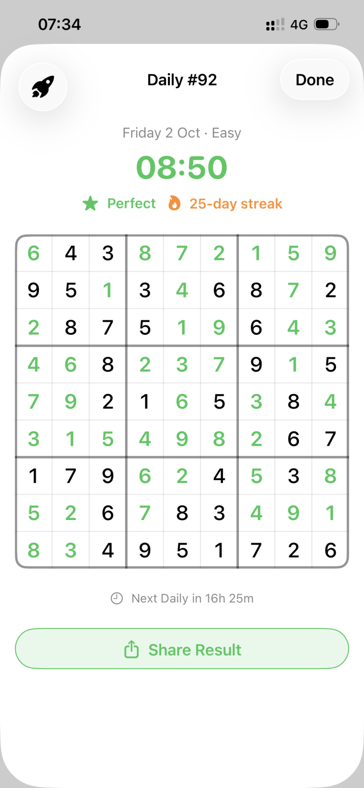 Cover of 2026-10-02 Sudoku easy #884