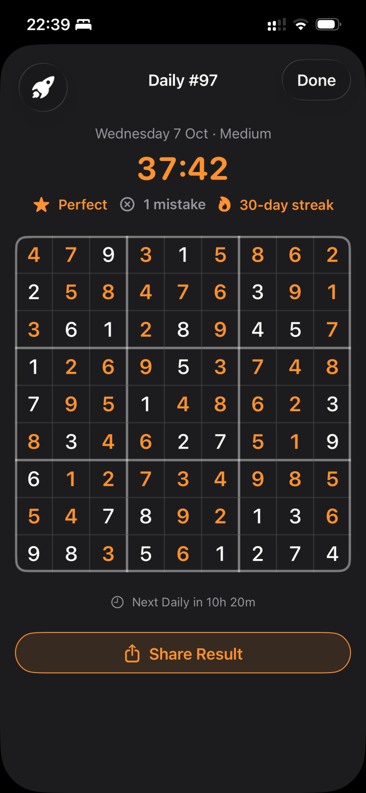 Cover of 2026-10-07 Sudoku medium