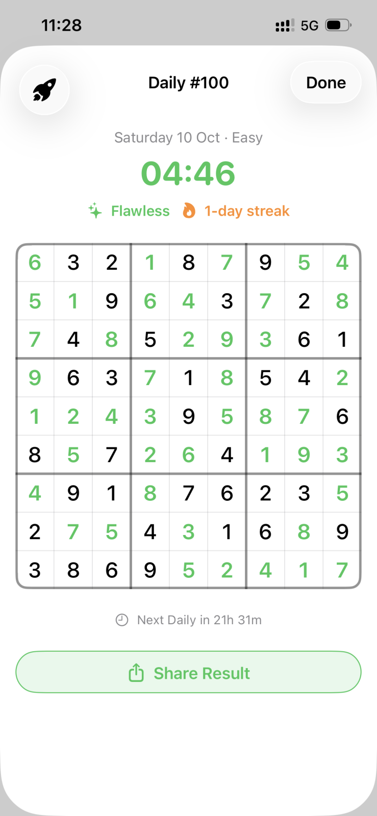 Cover of 2026-10-10 Sudoku easy