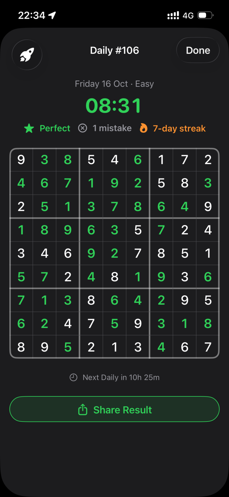 Cover of 2026-10-16 Sudoku easy