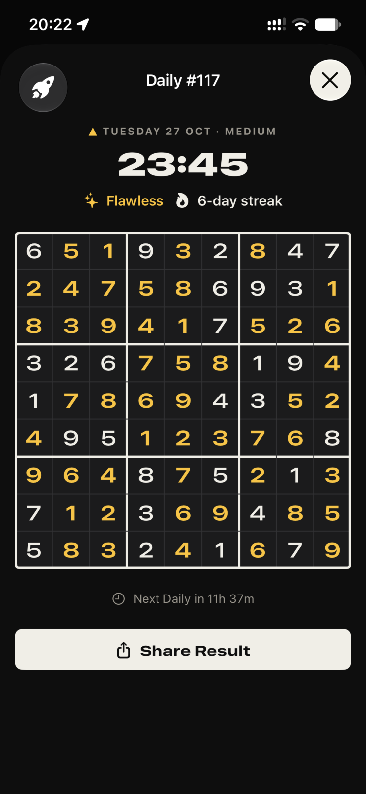 Cover of 2026-10-27 Sudoku medium